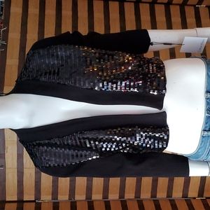 NWT!  Calvin Klein Sequin Bolero sweater